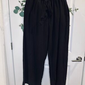 Pink Lily Black Trousers